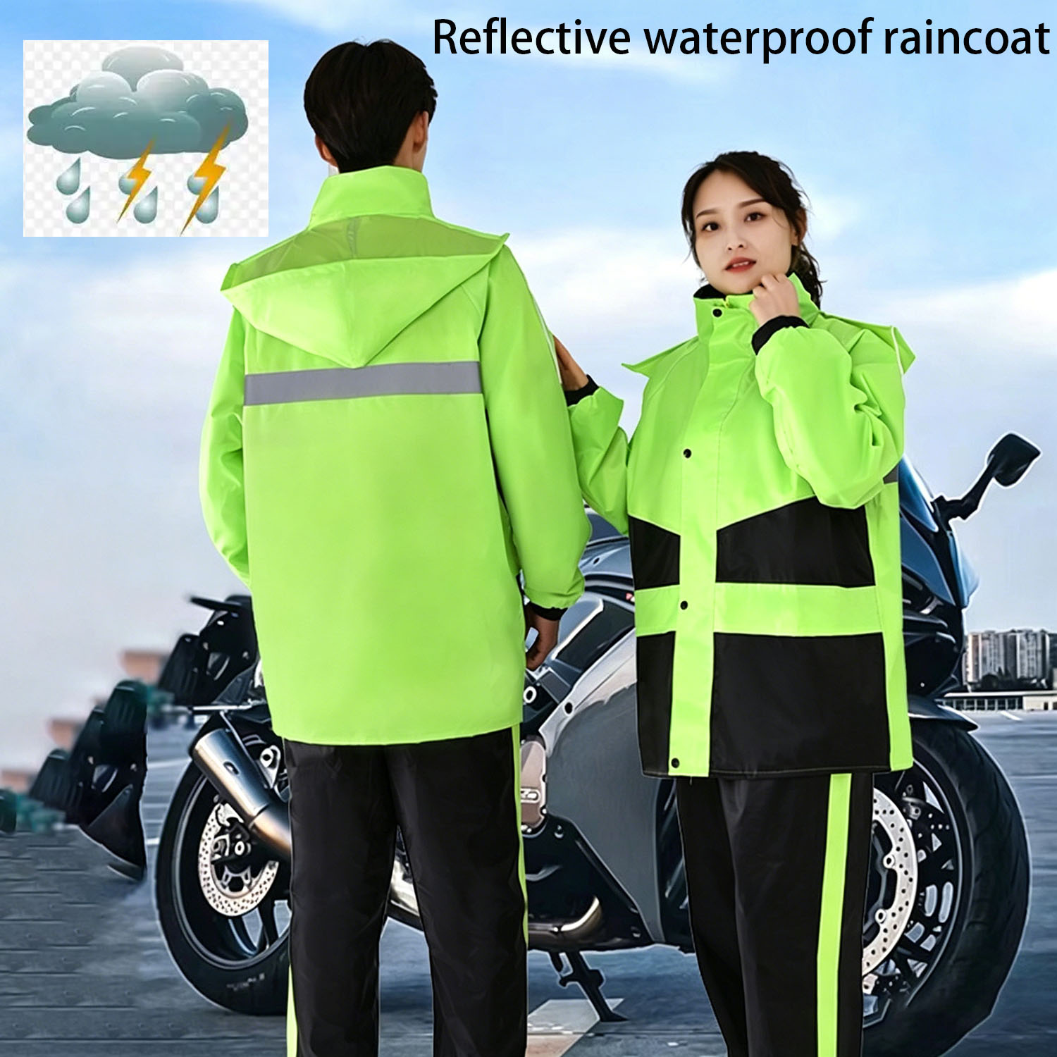 Motorcycle Gear Women - Motorcycle Raincoat Suits Men Women Waterproof