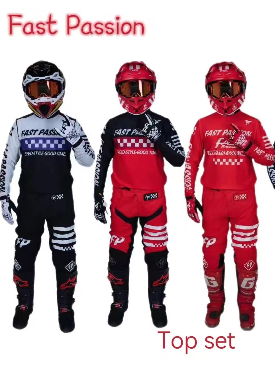 Motorcycle Gear Women - 2025 fastpassion for fox Motocross Gear