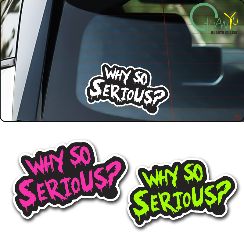 Motorcycle Gear Up - Why So Serious English Funny Car