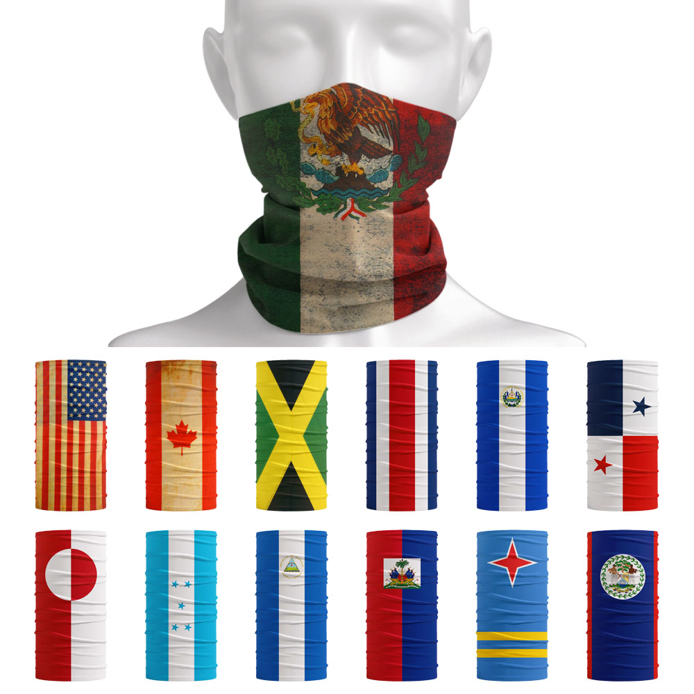 Motorcycle Gear Women - North America National Flags Bandana Women