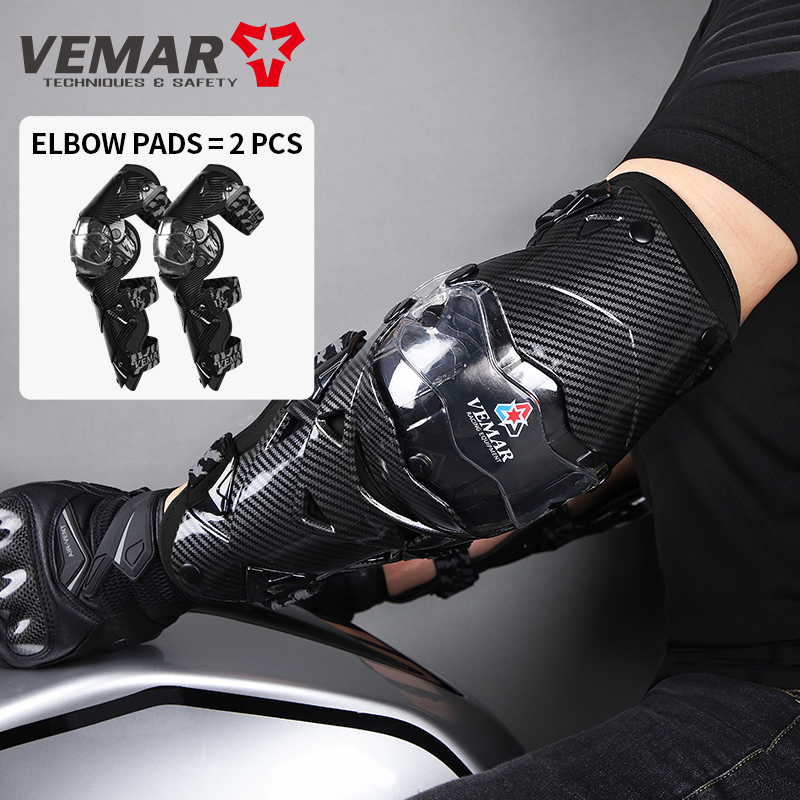 Motorcycle Gear Women - VEMAR E-18H Motocross Elbow Protectors Motorcycle