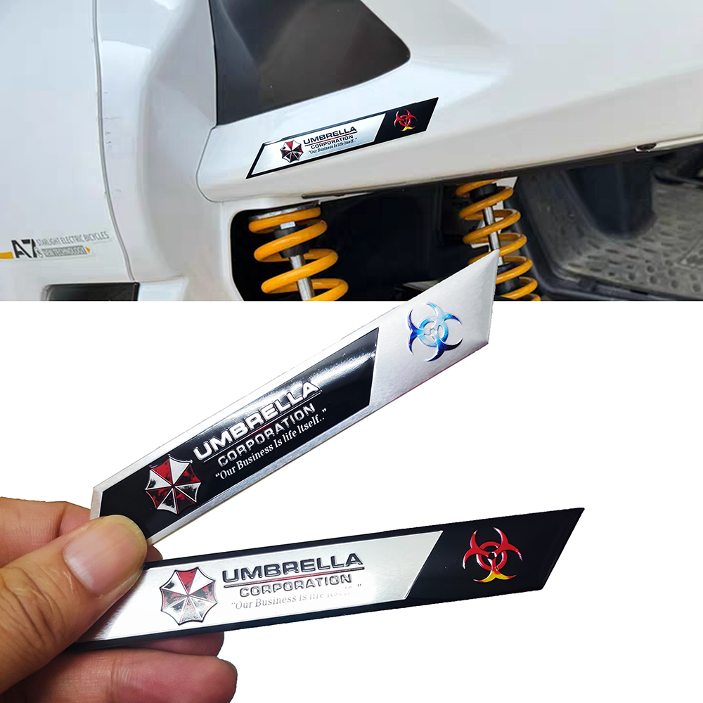 Umbrella 3D Metal Car Stickers - Motorcycle Gear Up review and price
