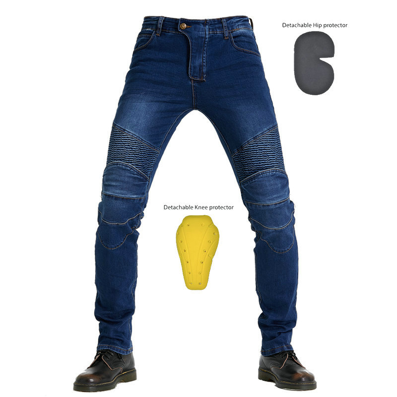 Men Jeans Embroidery Motorcycl - Motorcycle Gear Testing review and price