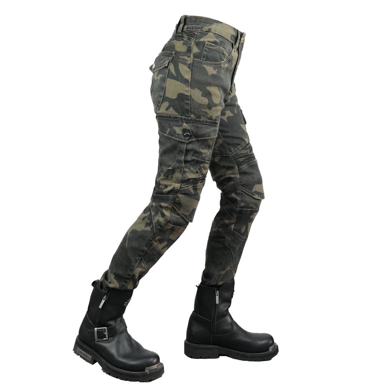 Women Jeans Camouflage Motorcy - Motorcycle Gear Testing review and price