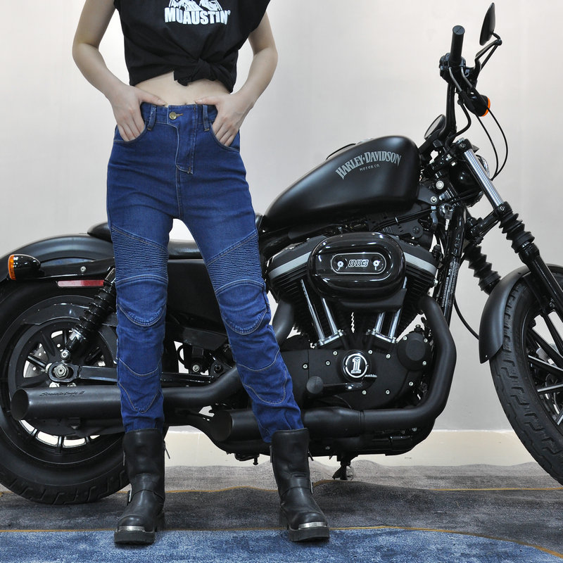 2026 Women Jeans Embroidery Mo - Motorcycle Gear Testing review and price